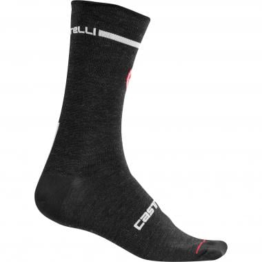 Calcetines CASTELLI WOOL TRANSITION 12 Negro/Gris 0