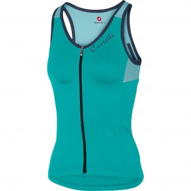 Maillot CASTELLI SOLARE Mujer Sin mangas Verde/Azul 0