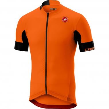 CASTELLI AERO RACE 4.1 SOLID Short-Sleeved Jersey Orange/Black 0