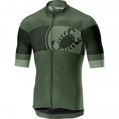 CASTELLI RUOTA FZ Short-Sleeved Jersey Green 0