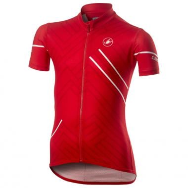 CASTELLI CAMPIONCINO Kids Short-Sleeved Jersey Red 0
