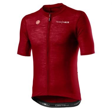 Maillot CASTELLI SUMMER WOOL TEAM INEOS Manches Courtes Rouge CASTELLI Probikeshop 0