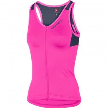 CASTELLI SOLARE Women's Sleeveless Jersey Pink/Blue  0