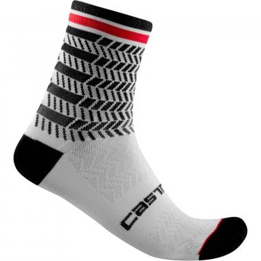 Socken CASTELLI AVANTI 12 Schwarz/Weiß  0