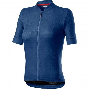 CASTELLI PROMESSA JACQUARD Women's Short-Sleeved Jersey Blue  0