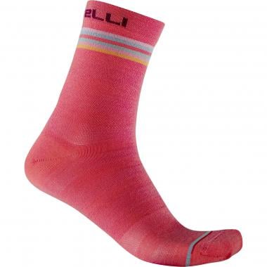 CASTELLI GO 15 Women's Socks Pink/Burgundy  0