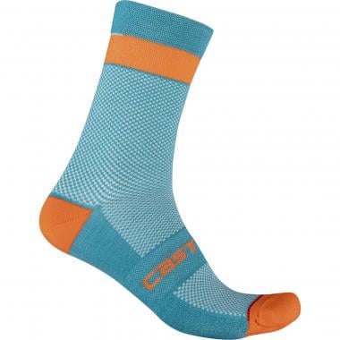 CASTELLI ALPHA 15 Women's Socks Blue/Orange  0