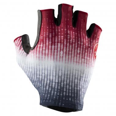 CASTELLI COMPETIZIONE 2 Short Finger Gloves Navy Blue/Red/White 0