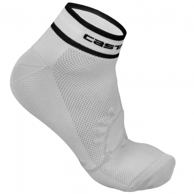 Socken CASTELLI LOGO 3 Weiß/Schwarz 0