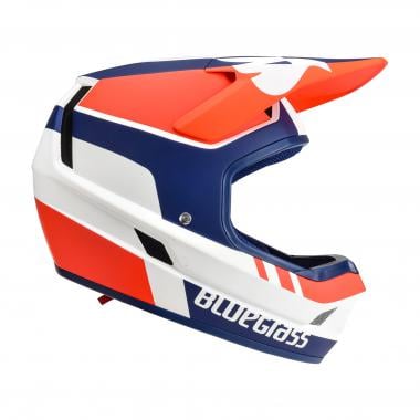 BLUEGRASS LEGIT Helmet White/Red/Mat Blue 0