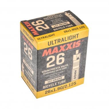MAXXIS ULTRALIGHT 26x1.90/2.125 Inner Tube 60 mm Presta IB63832100 0