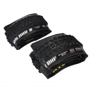 MAXXIS MINION DHF 27,5x2,50 W Front Tyre + MAXXIS MINION DHR II 27,5x2,30 Exo Dual Tubeless Ready Folding Rear Tyre 0