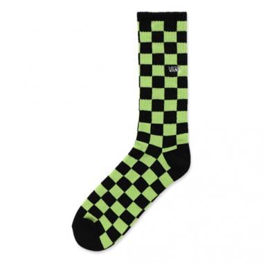 VANS CHECKERBOARD CREW II Socks Black/Green 0