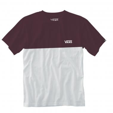 T-Shirt VANS COLORBLOCK Bordeaux/Bianco 2021 0