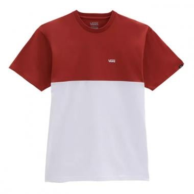 T-Shirt VANS COLORBLOCK Blanc/Orange 2022 VANS Probikeshop 0