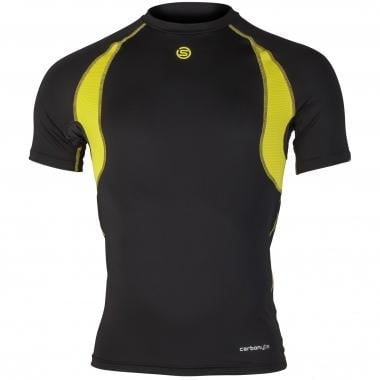 SKINS CARBONYTE Short-Sleeved T-Shirt Black/Yellow 0