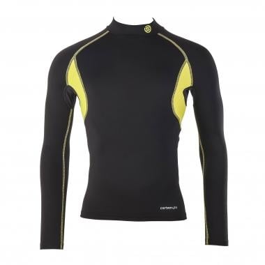 SKINS CARBONYTE THERMAL Long-Sleeved Baselayer Jersey Black/Yellow 0