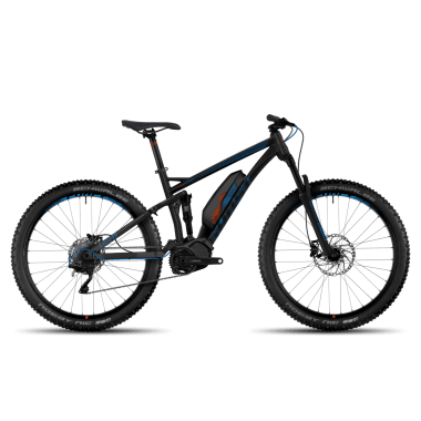 Mountain Bike eléctrica GHOST HYBRIDE KATO FS 4 27,5+ Negro/Azul 2017 0