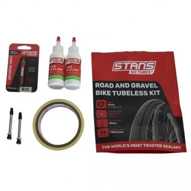 NOTUBE STAN'S 25 mm Tubeless Kit 55 mm Valves + Tyre Sealant (59 ml) 0