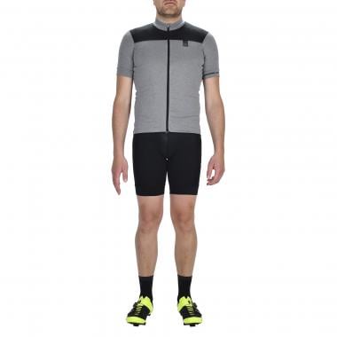 CRAFT Outfit POINT Short-Sleeved Jersey Grey/Black + ADOPT Bibshorts Black 0