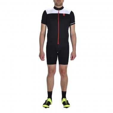 CRAFT Outfit POINT Short-Sleeved Jersey Black/White + ADOPT Bibshorts Black 0