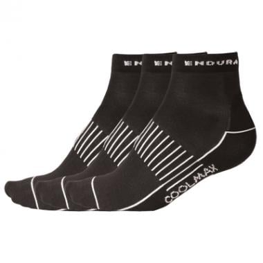 ENDURA COOLMAX Socks Women's 3 Pairs Black 0