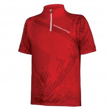 ENDURA RAY Kids Long-Sleeved Jersey Red 0