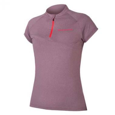 ENDURA SINGLE TRACK LITE Women's Short-Sleeved Jersey Purple 0