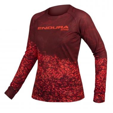 ENDURA MT500 MARBLE LTD Women's Long-Sleeved Jersey Red 0