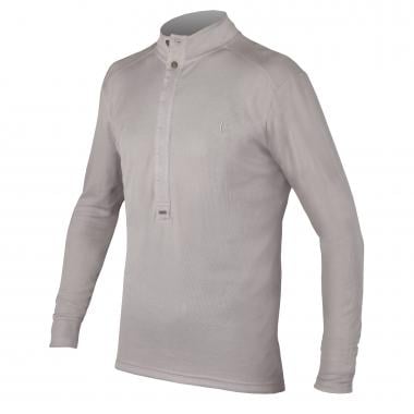 ENDURA URBAN MERINO Long Sleeved Polo Shirt Grey 0