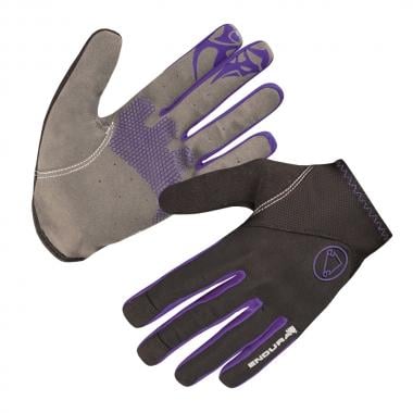 Handschuhe ENDURA SINGLETRACK LITE Damen Schwarz/Violett 0