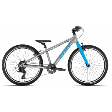 Bicicleta Niño PUKY S-PRO Alu 24-8 Plata/Azul 2020 0