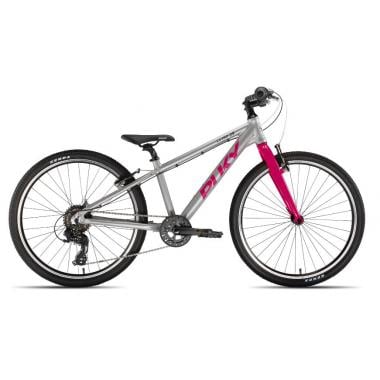 Bicicleta de paseo PUKY S-PRO Alu 24-8 Plata/Violeta 2020 0