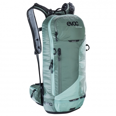 EVOC FR PROTECTOR LITE RACE 8/10L Backpack with Integrated Back Protector Olive/Petrol 0