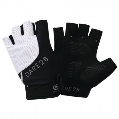 DARE 2B FORCIBLE Women's Short Finger Gloves Black/White  0