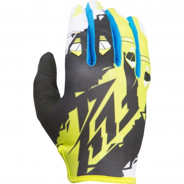 Guantes FLY RACING KINETIC Negro/Amarillo fluorescente 0