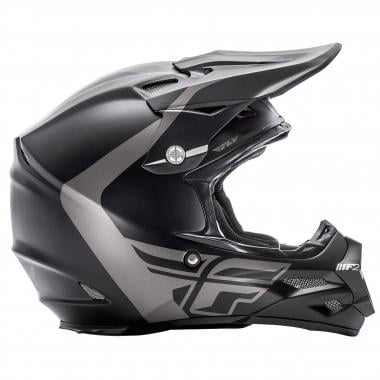 Casco FLY RACING F2 PURE Negro/Gris 0
