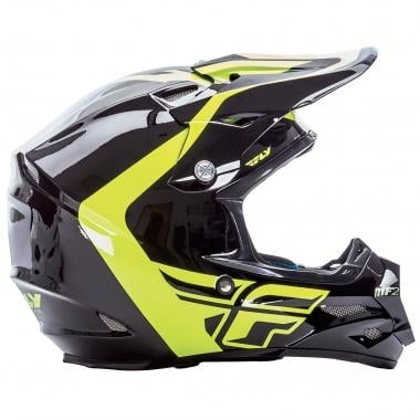 FLY RACING F2 PURE Helmet Black/Neon Yellow 0