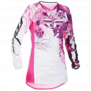 Maglia FLY RACING KINETIC Donna Maniche Lunghe Rosa/Viola 0