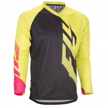 Maillot FLY RACING RADIUM Manches Longues Noir/Jaune FLY RACING Probikeshop 0