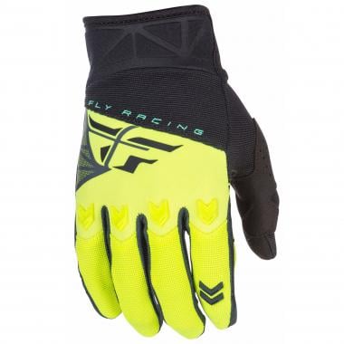 FLY RACING F-16 Kids Gloves Black/Neon Yellow 0
