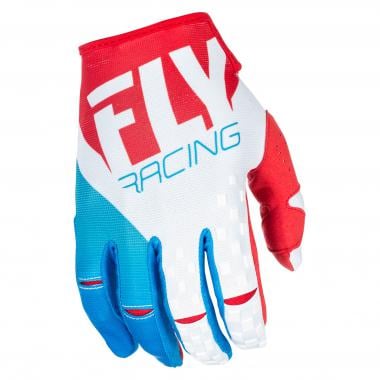 Handschuhe FLY RACING KINETIC Kinder Rot/Weiß/Blau 0