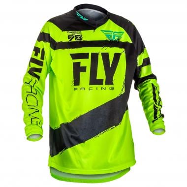 FRLY RACING F-16 Long-Sleeved Jersey Black/Yellow 0