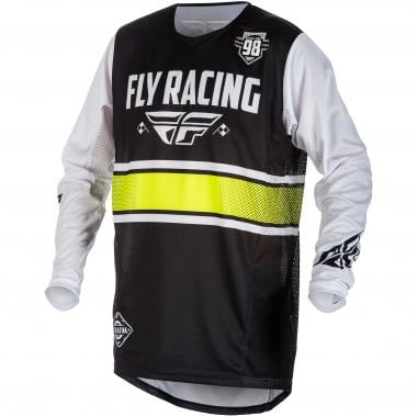 FLY RACING KINETIC ERA Long-Sleeved Jersey Black/White 0