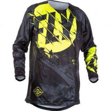 Maillot FLY RACING KINETIC OUTLAW Manches Longues Enfant Noir/Jaune FLY RACING Probikeshop 0