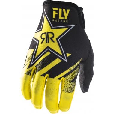FLY RACING LITE ROCKSTAR Gloves Black/Yellow 0