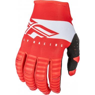 FLY RACING KINETIC SHIELD Kids Gloves Red/White 0
