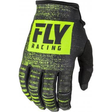 FLY RACING KINETIC NOIZ Kids Gloves Black/Yellow 0