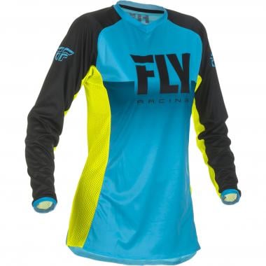 Maillot FLY RACING LITE Femme Manches Longues Bleu/Jaune FLY RACING Probikeshop 0