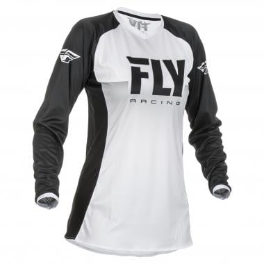 FLY RACING LITE Women's Long-Sleeved Jersey White/Black 0